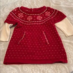 Gymboree Christmas sweater dress
